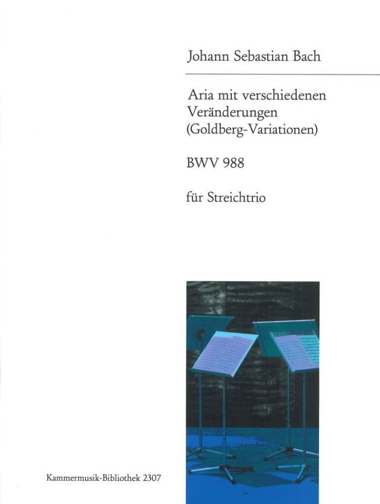 GOLDBERG-VARIATIONEN BWV 988 BEARB. F. STREICHTRIO MUSIQUE D'ENSEMBLE