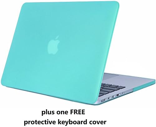 MacBook Pro 13 Retina Case Cover – Treasure21 Slim fit Smart protection Soft rubber coating Smooth better grip Hard case shell cover for Macbook Pro 13 Retina A1425 A1502 (Hot Blue)