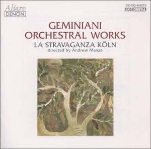 Amazon ジェミニアーニ 魔王の森 ラ ストラヴァガンツァ ケルン ジェミニアーニ ラ ストラヴァガンツァ ケルン 交響曲 管弦楽曲 協奏曲 音楽