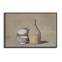 Framed Canvas Wall Art Still Life by Giorgio Mordian Canvas Prints Home Artwork Decoration for Living Room,Bedroom - 16x24 inches