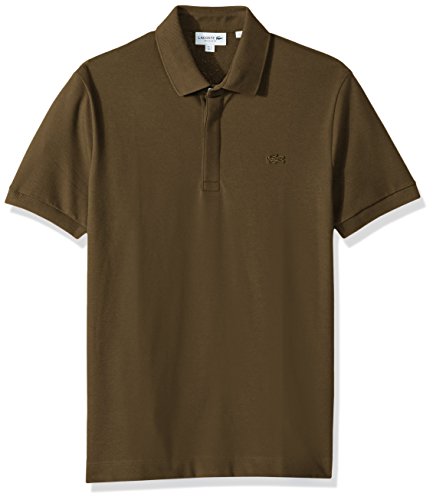 Lacoste men s short sleeve solid stretch pique regular …
