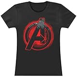 MARVEL THE AVENGERS Black Widow Assemble Age Of Ultron Girl T-Shirt S-2XL NEW