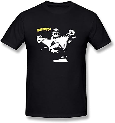 JIAYOUCT Men's Hulk Hogan Hulkamania T-shirt Size XL Black