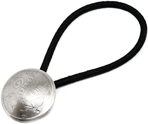 Amazon タイ 1バーツ コインコンチョ ブレスレット 24mm 王家の船 ヘアゴム 髪飾り ループ 古銭 小銭 硬貨 バングル アンクレット 髪留め メンズ レディース バングル 通販