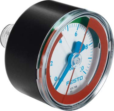 Festo MA-50-10-R1/4-E-RG Pressure Gauge, 50 Nominal Size, 0 ... 10 bar