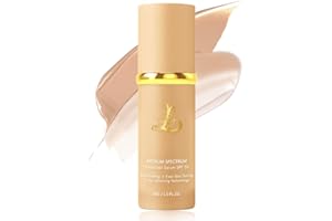 VBEYD Foundation 4 in 1 - Color Changing Foundation, Medium Spectrum with SPF 50, Hypoallergenic Hydrating Liquid Concealer, Long-lasting & Waterproof Natural Finish - 1.06 fl oz