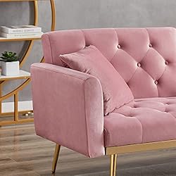 ERYE Upholstered Futon Daybed Loveseat Sofa