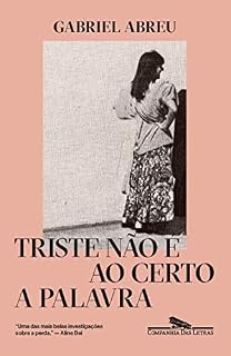 Livro Triste não é ao certo a palavra