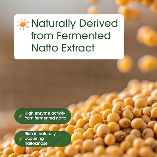 NatureBell- “Suplemento Nattokinase 8,000 FU Por Porción, 240 Cápsulas Veggie | Extracto de Natto Tradicional Sourc