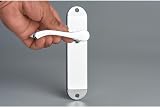 Designer Levers Capri Contemporary Design Lever Door Handle Pair Polished view 6
