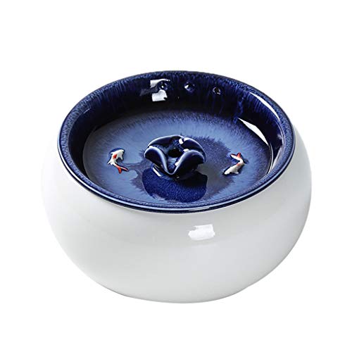 cat fountain ceramic