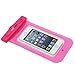 H2O VIBE TM Universal Waterproof Case for use with Apple iPhone 4S, 5, Galaxy S3, S4, Note 1, 2, HTC One, Blackberry Z10, Q10, IPX8 Certified to 100 Feet - Pink