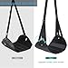 Airplane Footrest Travel Accessories Foot Leg Rest Hammock Portable with Premium Memory Foam Prevent Swelling Soreness Flight Carry Provides Relaxation Comfort Black