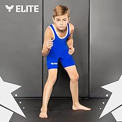 Elite Sports Kids Wrestling Youth Singlet, Standard