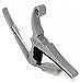 Kyser Quick-Change Guitar Capo for 6-string acoustic guitars, Silver, KG6SA