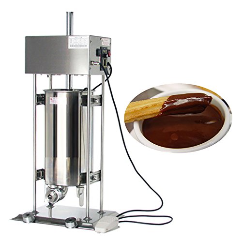 Click Here to See More Images Funwill 15L Commercial 110V Auto Electric Spanish Churros Maker Baker Machine