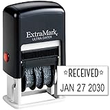 ExtraMark Ultra Dater Self-Inking Rubber Date