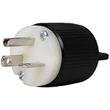 6-20P Plug - NEMA Straight Blade 20 Amp, 250V Power Cord Plug