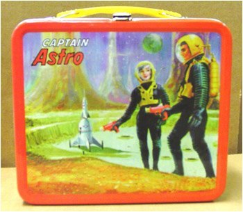 Captain Astro Metal Lunchbox