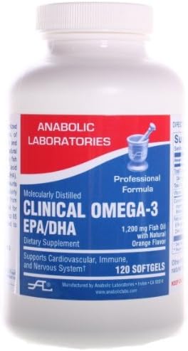 Anabolic Laboratories Clinical Omega-3 EPA/DHA 120 Softgels by Anabolic Laboratories
