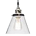 Globe Electric Jackson 1-Light Pendant 3-Pack, Antique Brass & Bronze, Black Cord, Glass Shade,65207, Bulb Not Included