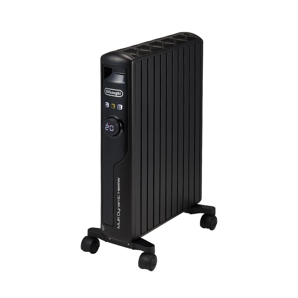 デロンギ マルチダイナミックヒーター 最大13畳 ゼロ風暖房 オイルレスヒーター マットブラック MDHS15-PB 【デロンギファミリー登録で5年保証、修理も原則72時間以内対応】商品画像