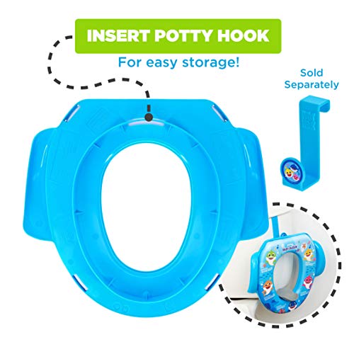 Ginsey PinkFong Baby Shark Soft Potty Training Seat, Sharktastic