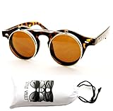 W83-vp Style Vault Flip up or Detachable Steampunk Sunglasses