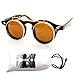 W83-vp Style Vault Flip up Steampunk wayfarer round Sunglasses