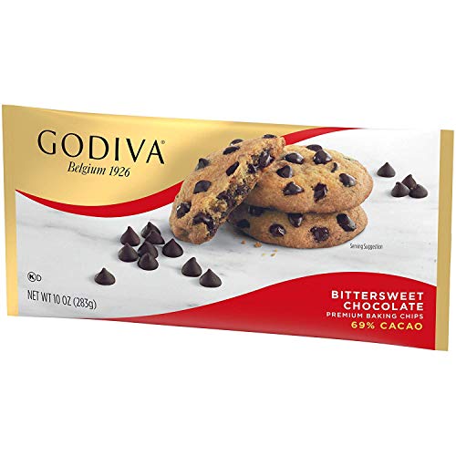 Godiva Bittersweet Chocolate Premium Baking Chips, 11 oz - Thumbnail 6