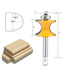LEATBUY 1/2 Inch Shank Bullnose Router Bit