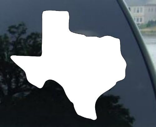 6" Texas State Decal Sticker