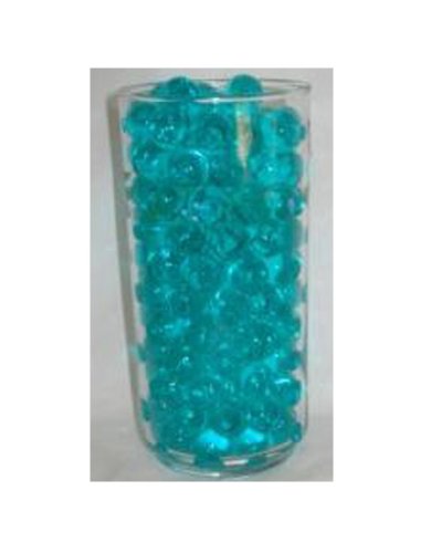 Water Beads Water Absorbing Crystals - Round Water Beads Create Custom Floral or Candle Arrangement Centerpieces Teal 1 Ounce Pack (Makes 3 Quarts)
