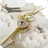 Buyinhouse Fashion Gold Noble Faux With The Key to The Heart Pendant Necklace