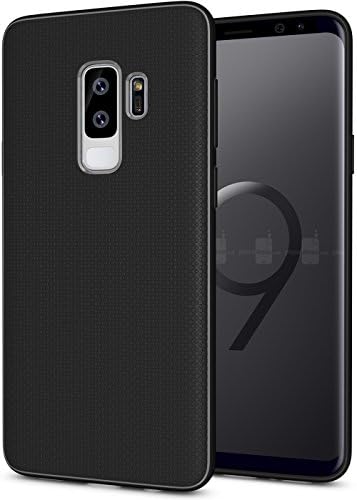 Galaxy S9 Plus Case, URMax Ultra [Slim Thin] [Rugged] Anti-slip Flexible TPU Gel Rubber Soft Skin Silicone Protective Case Cover for Samsung Galaxy S9 Plus - (Black)