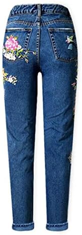 Sherri Women's Hi Rise Embroidery Crop Jeans
