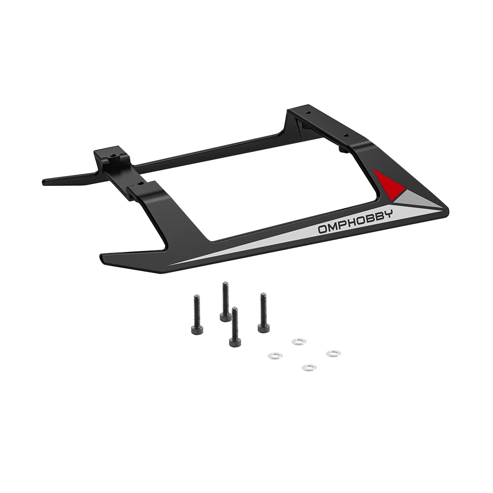 OMPHOBBY M2 EVO Helicopter Parts OSHM2322R Landing Skids Set Red Original Replacement for OMP HOBBY M2-EVO RC Helicopters Accessories Spare Part