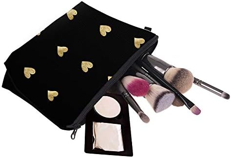 Cosmetic Bag for Women,Loomiloo Adorable Roomy Makeup Bags Travel Waterproof Toiletry Bag Accessories Organizer Liama Gifts (Hearts 51356) 6 Cosmetic Bag for Women,Loomiloo Adorable Roomy Makeup Bags Travel Waterproof Toiletry Bag Accessories Organizer Liama Gifts (Hearts 51356)