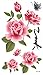 Supperb® Temporary Tattoos - Pink Roses (Set of 2)