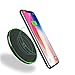 Mcdodo LED Wireless Fast Charger Charging 10W Pad for iPhone X, 8/8 Plus, Nexus 5/6 / 7, and Other Devices, Provides Fast-Charging for Galaxy S8/ S8+/ S7 / S7 Edge / S6 Edge+, and Note 5 (Black)
