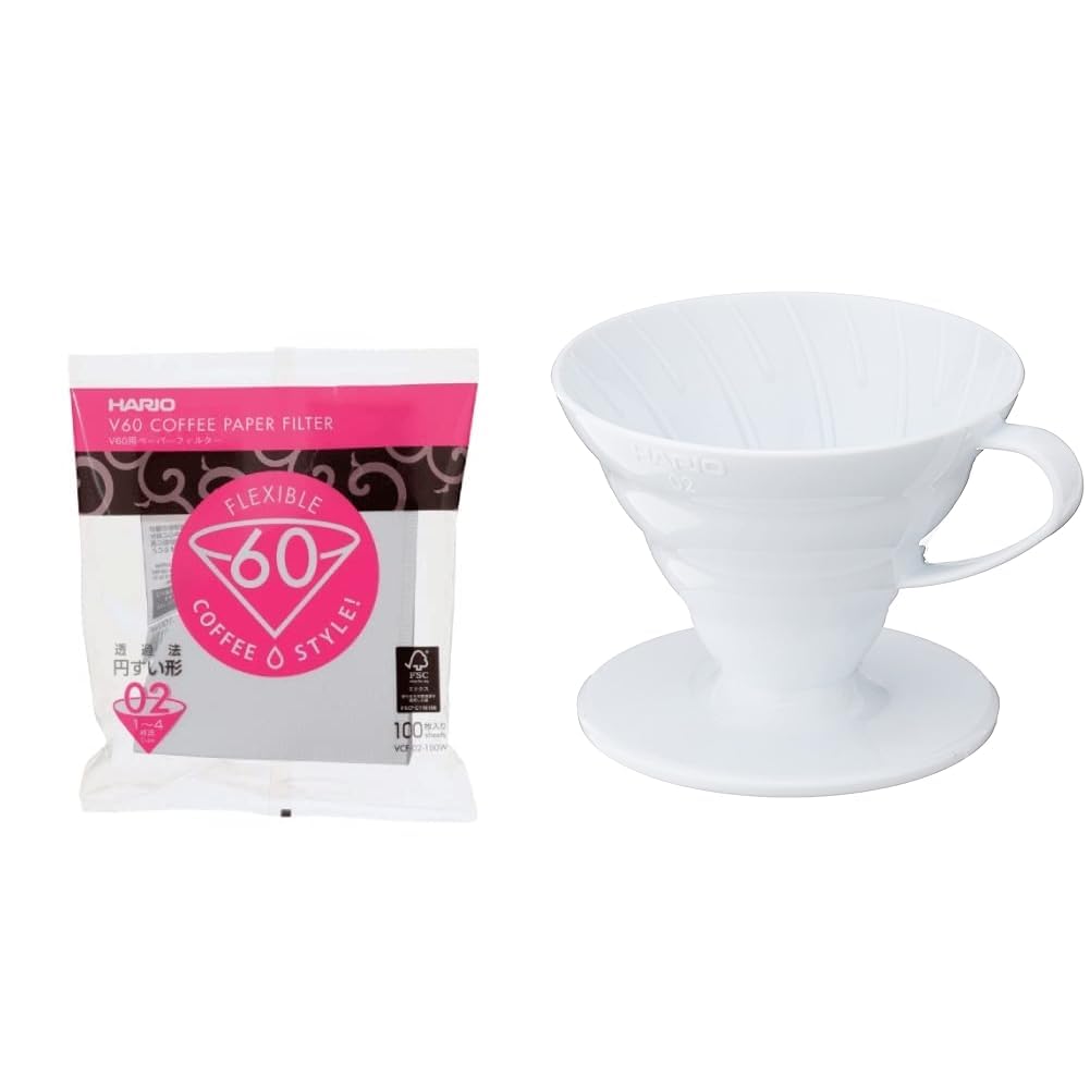 Hario V60 Paper Coffee Filters Single Use Pour Over Cone Filters Size