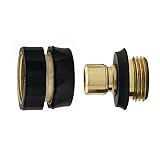 MAGGIFT Brass Hose Quick Connector,Male & Female Connector Set