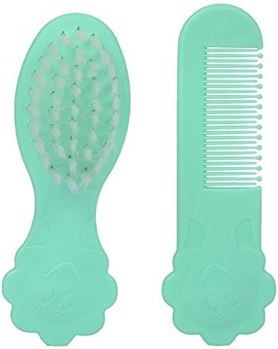 Tinny Tots Hair Brush And Comb - Green