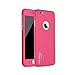 iKNOWTECH® Luxury Full Body Protect Hard Slim Case Cover With Tempered Glass For iPhone 6 Plus 5.5