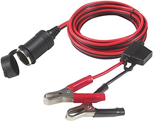 battery tender female cigarette adapter KUNCAN Cigarette Lighter Extension Socket