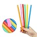 Tomnk 360pcs Jumbo Smoothie Straws Color Plastic disposable Straws Milkshake Straws Extra Wide