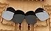 2 Pairs Polarized Lenses Replacement Black & Black Iridium for Oakley Twoface Sunglasses
