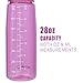 BOTTLED JOY BPA-Free Tritan Sport water bottle, Wide Mouth 27oz 800ml Spill Proof Sip & Handle Leak Proof bottles Purple