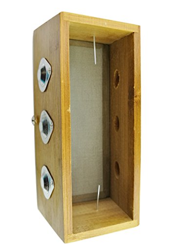 Winterworm Bamboo Three Hole Healing Box for Moxa Moxibustion Medicine Therapy