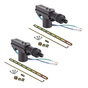 Carviya 2 Pack Universele Auto Heavy Duty Power Deurslot Actuator Motor Professionele 2 Draden DC 12 V Auto Centrale…